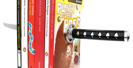 serre-livres sabre katana
