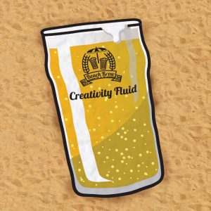 serviette-de-plage-pinte-de-biere