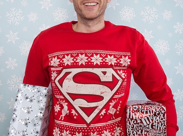 pull de noel superman