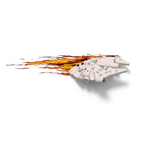 Lampe murale Faucon Millenium Star Wars