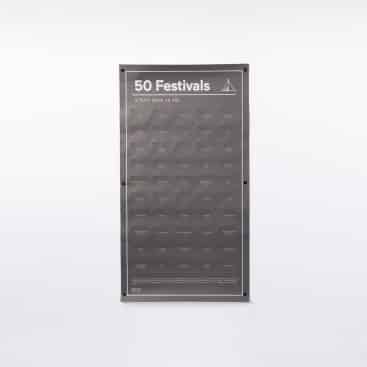 poster 50 festivals de musique à faire